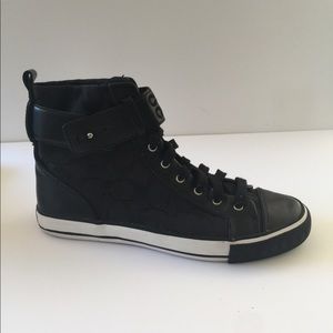 Coach Black Hightops